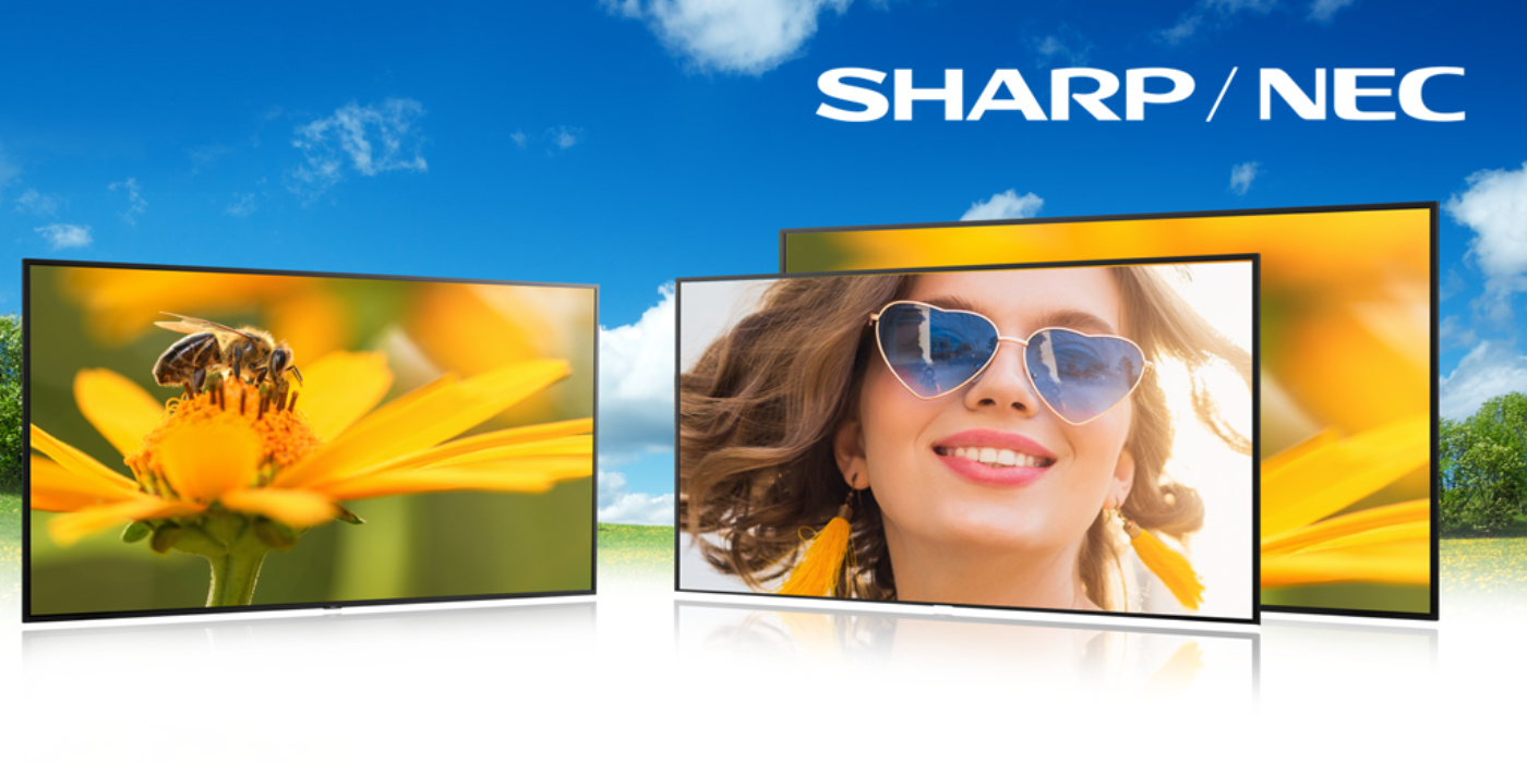 Spoločnosť Sharp/NEC – Profesionálne riešenia signage s pôsobivou pridanou hodnotou
