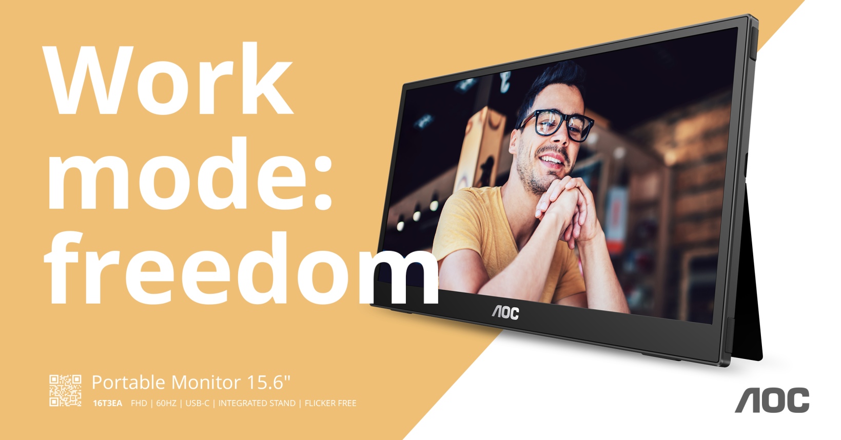 AOC 16T3EA: Ponúka skvelý výkon a špičkovú produktivitu