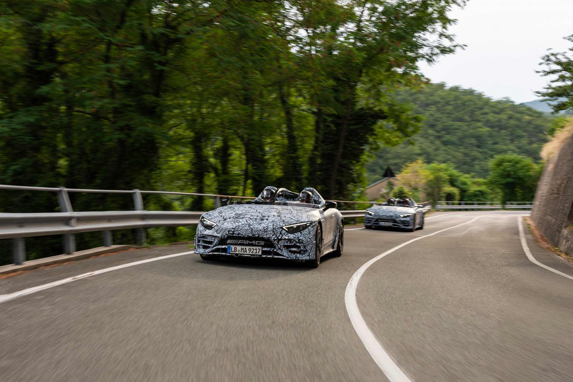 Prototypy Mercedes-AMG PureSpeed na cieľovej rovinke testovania