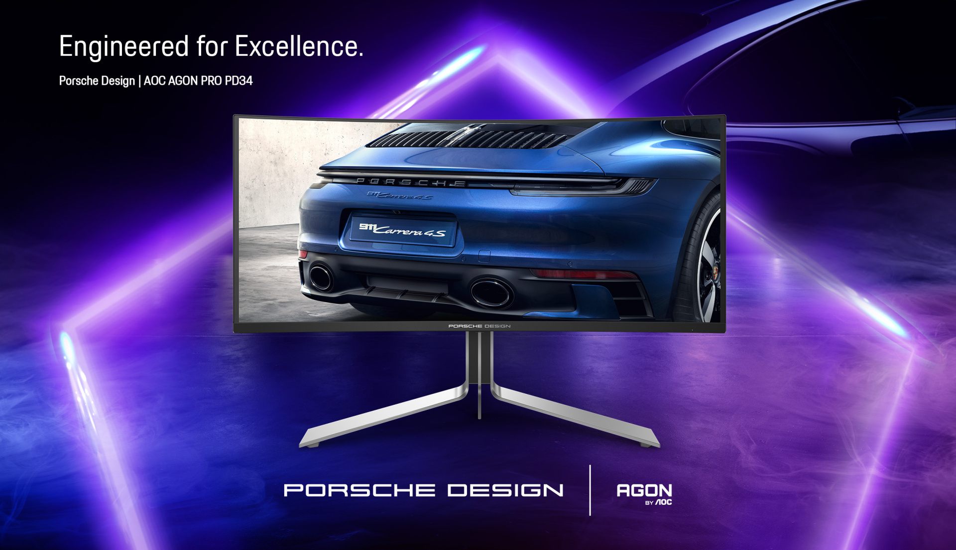 Porsche Design a AGON by AOC uvádza na trh Gaming Monitor PD34
