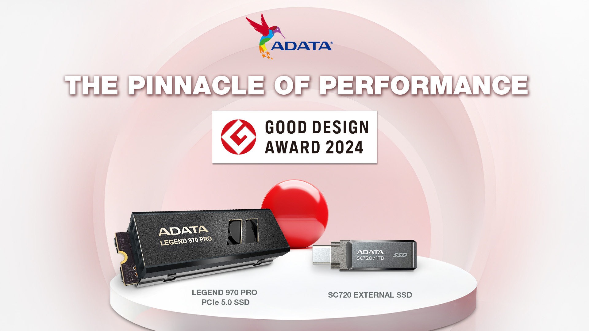 ADATA získala dve ocenenia Good Design Award 2024 za výkon v kompaktných rozmeroch