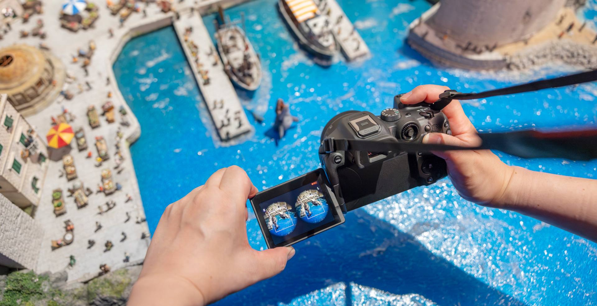 Nové spôsoby zobrazenia reality s 3D video objektívom RF-S 7.8mm F4 STM DUAL