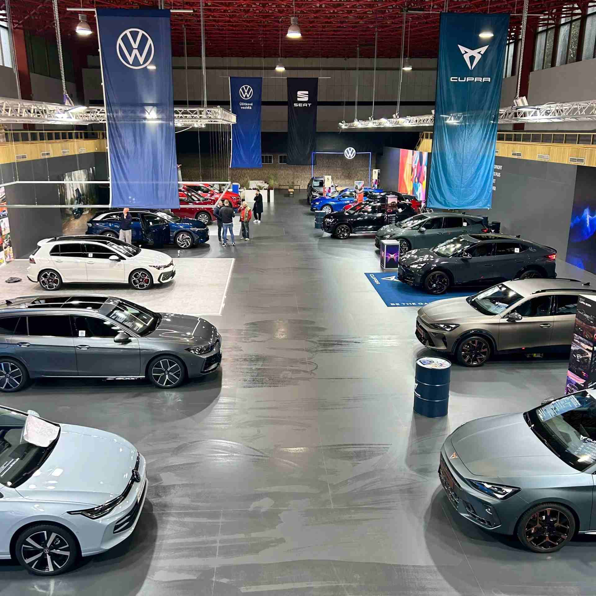Volkswagen, Seat, Cupra a Volkswagen úžitkové vozidlá spojili sily a pripravili expozíciu na autosalóne v Nitre.