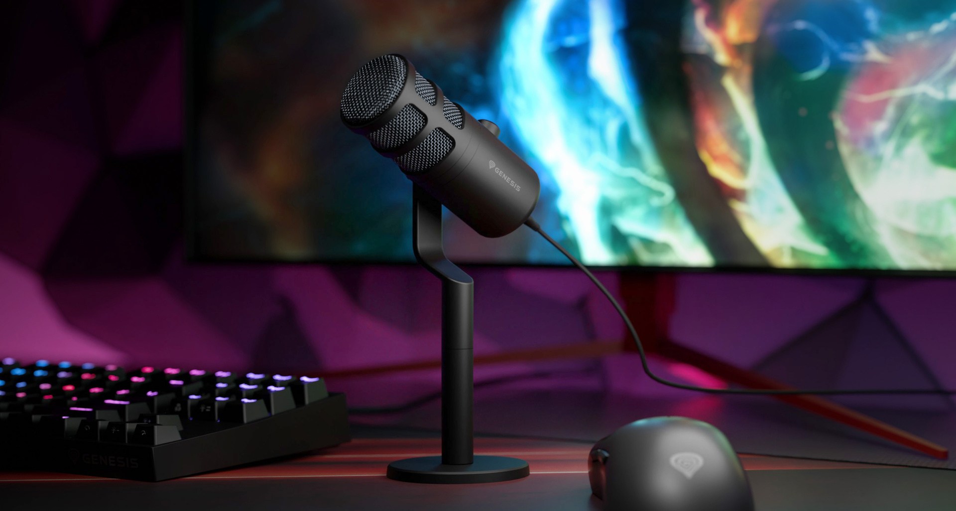 Dynamický mikrofón GENESIS Radium 350D ponúka vysoký výkon v kompaktnom prevedení