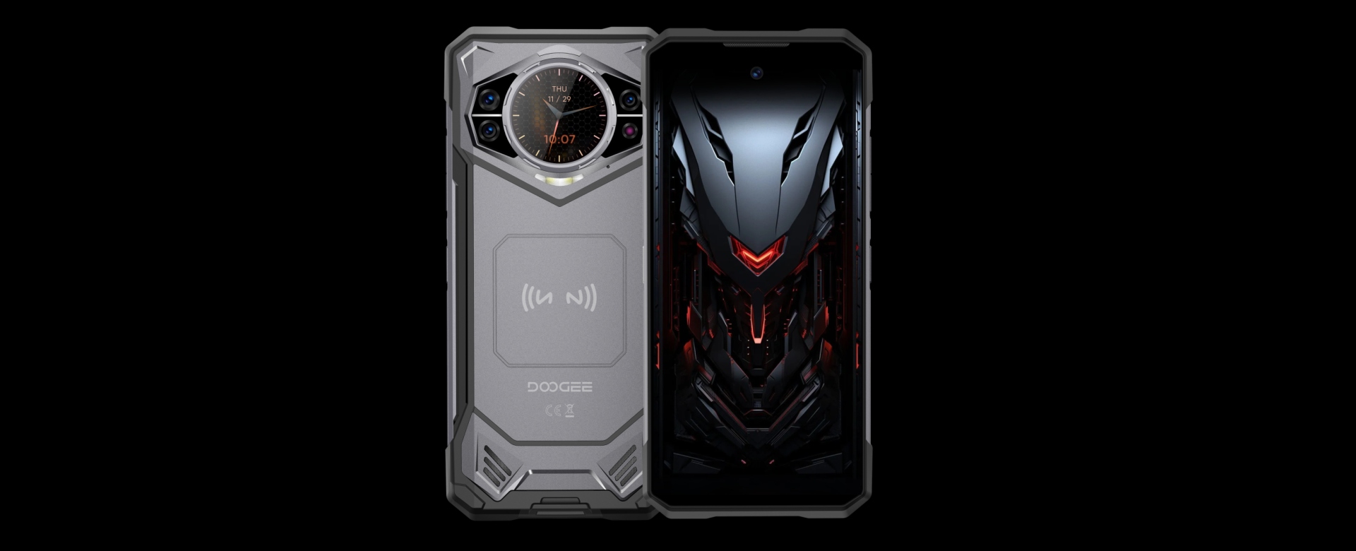 Doogee uvádza odolný telefón S200 5G s nočným videním a dvojicou displejov