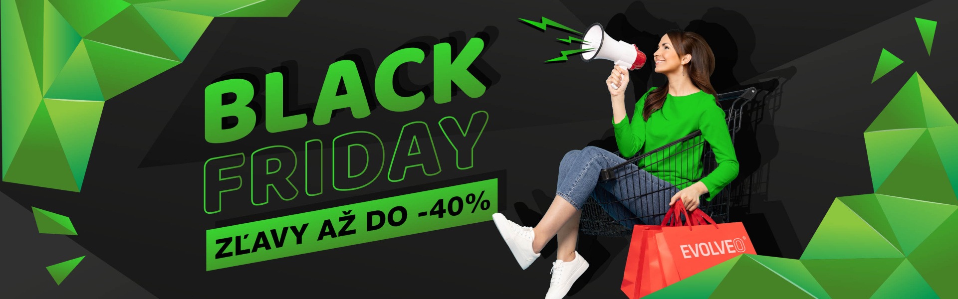 Štyridsať produktov a zľavy až 40 % v rámci EVOLVEO Black Friday
