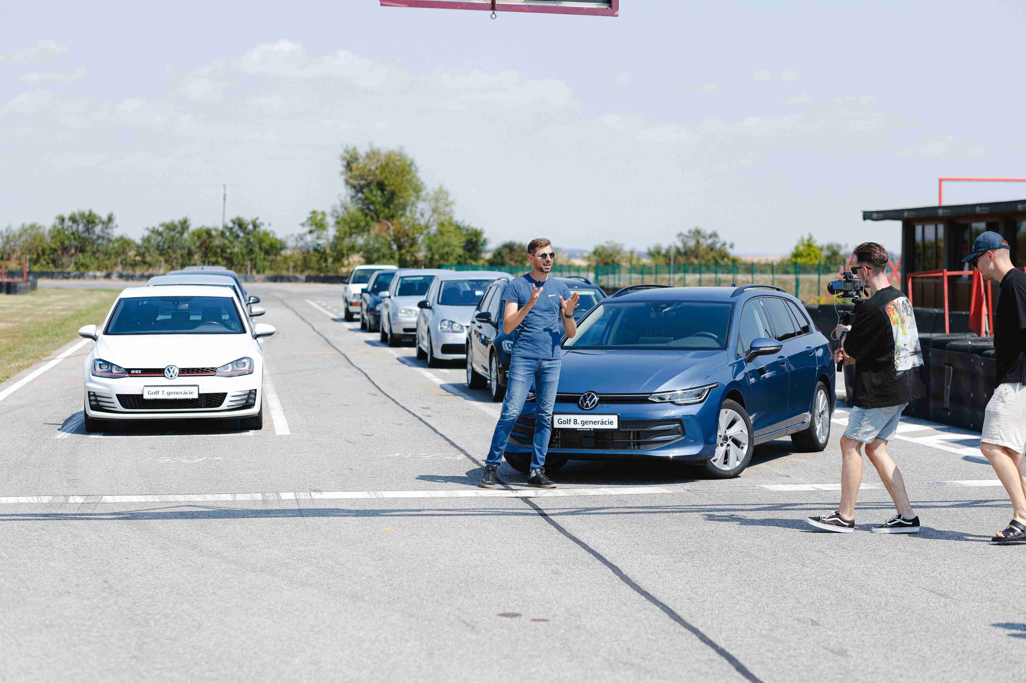 Oslava 50. výročia modelu Golf: Postavili sme vedľa seba všetkých 8 generácií