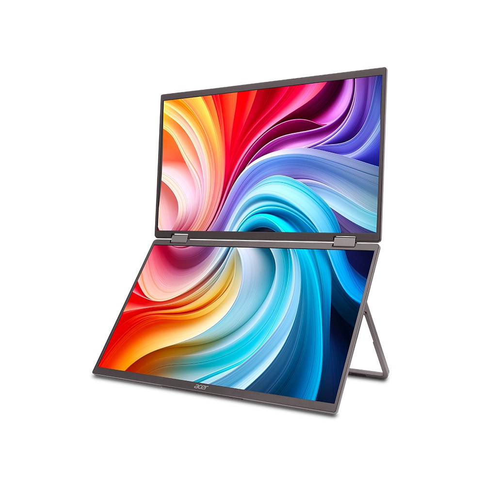 Acer predstavuje inovatívnú sériu PD3,skladacie monitory s dvomi obrazovkami