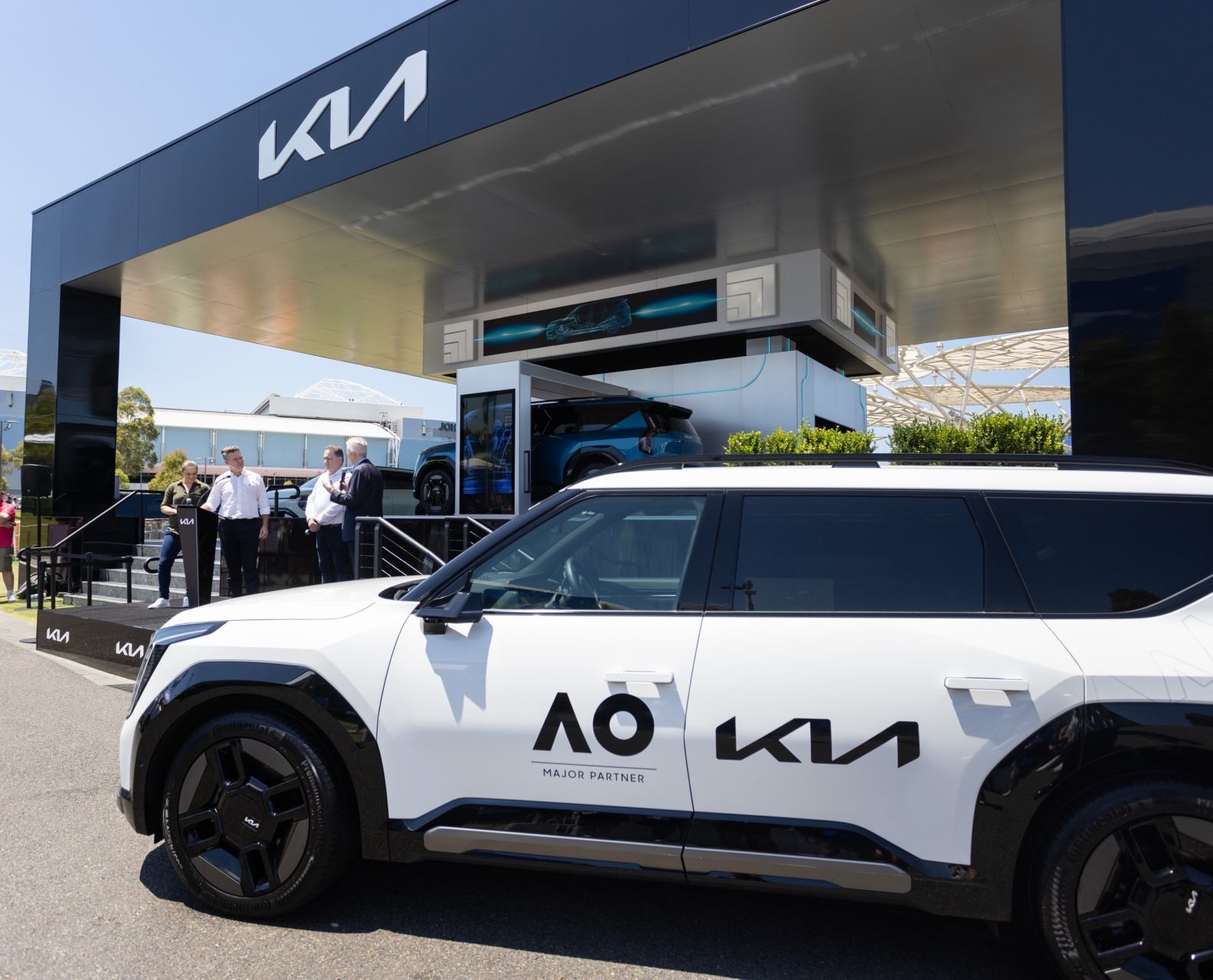 Kia elektrifikuje Australian Open 2025 elektrickými a hybridnými vozidlami