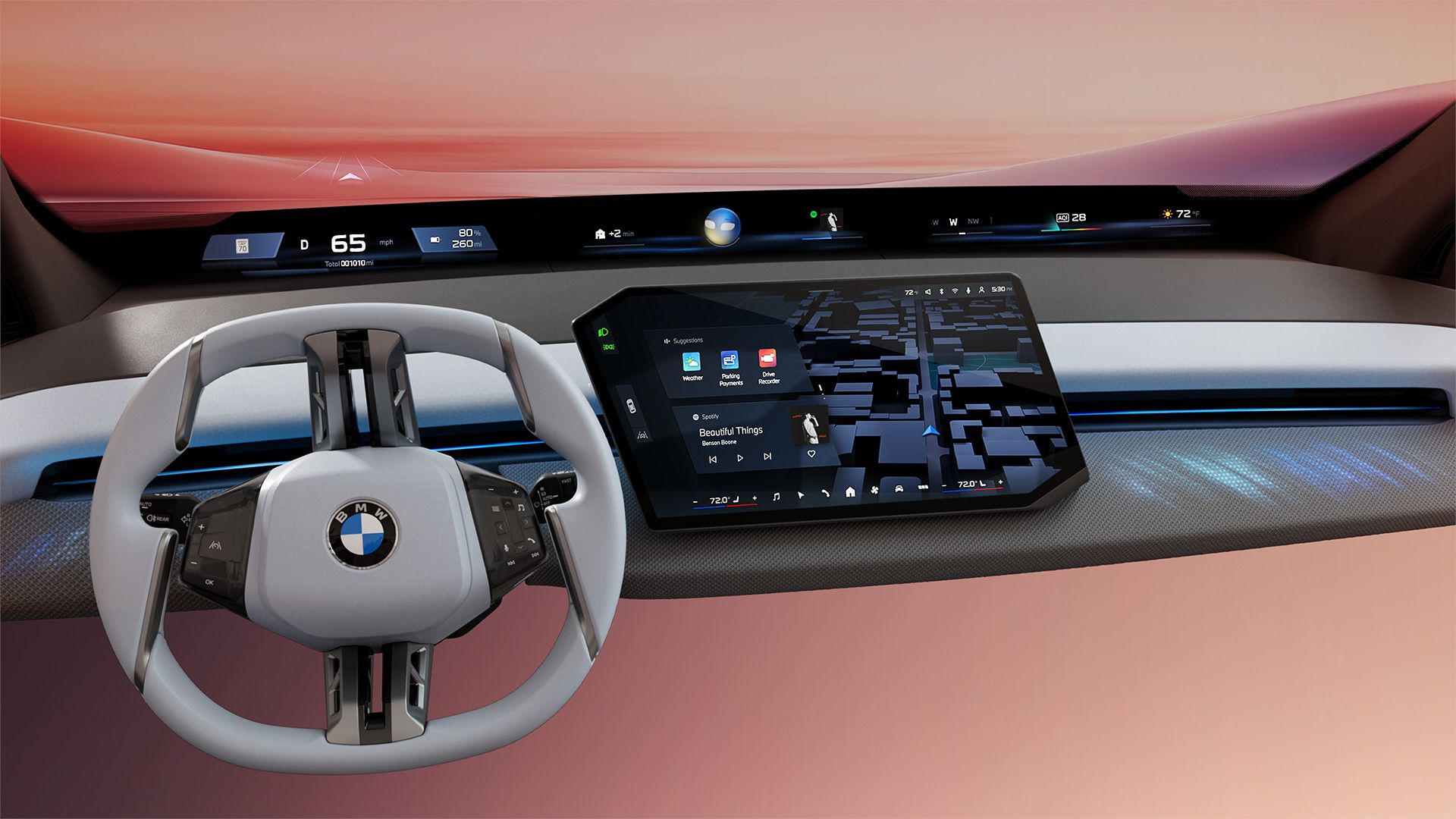 Nové rozhranie BMW Panoramic iDrive prináša revolúciu do ovládania vozidla