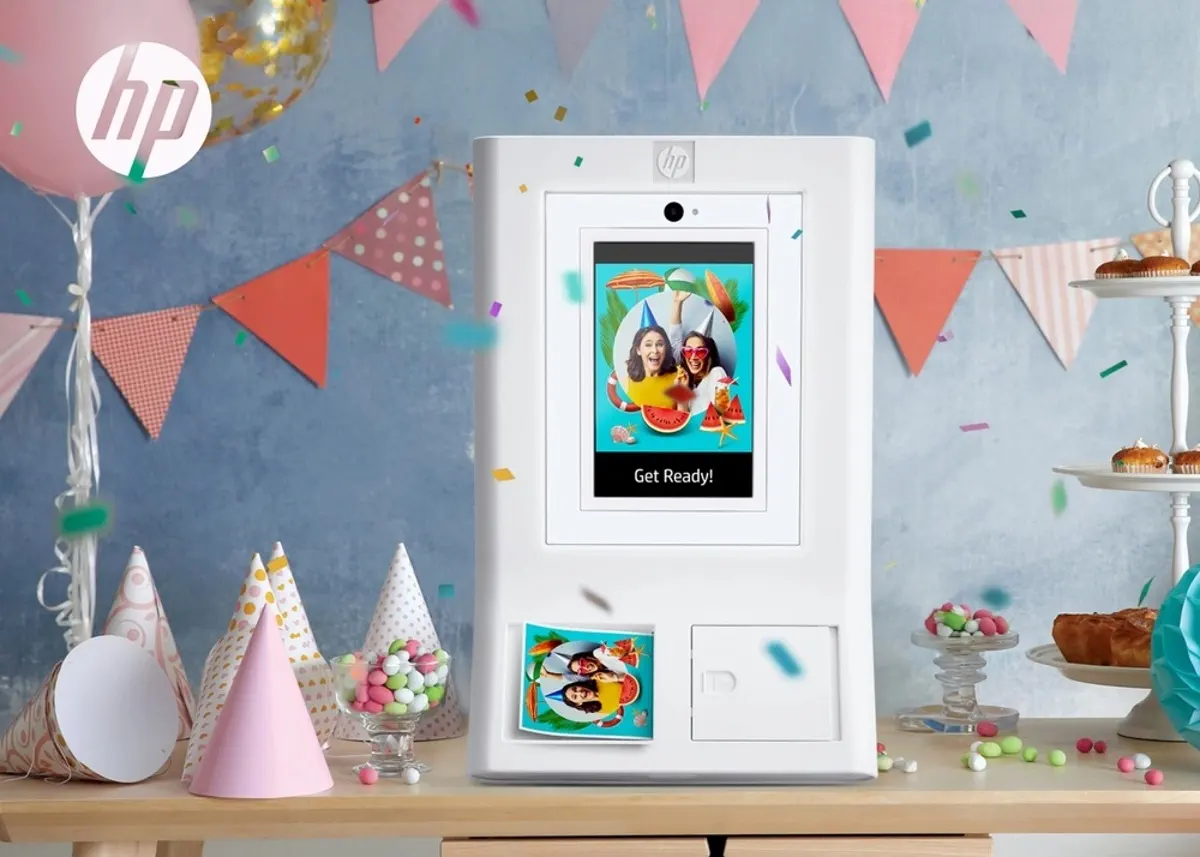 Prenosná fotobúdka od spoločnosti HP