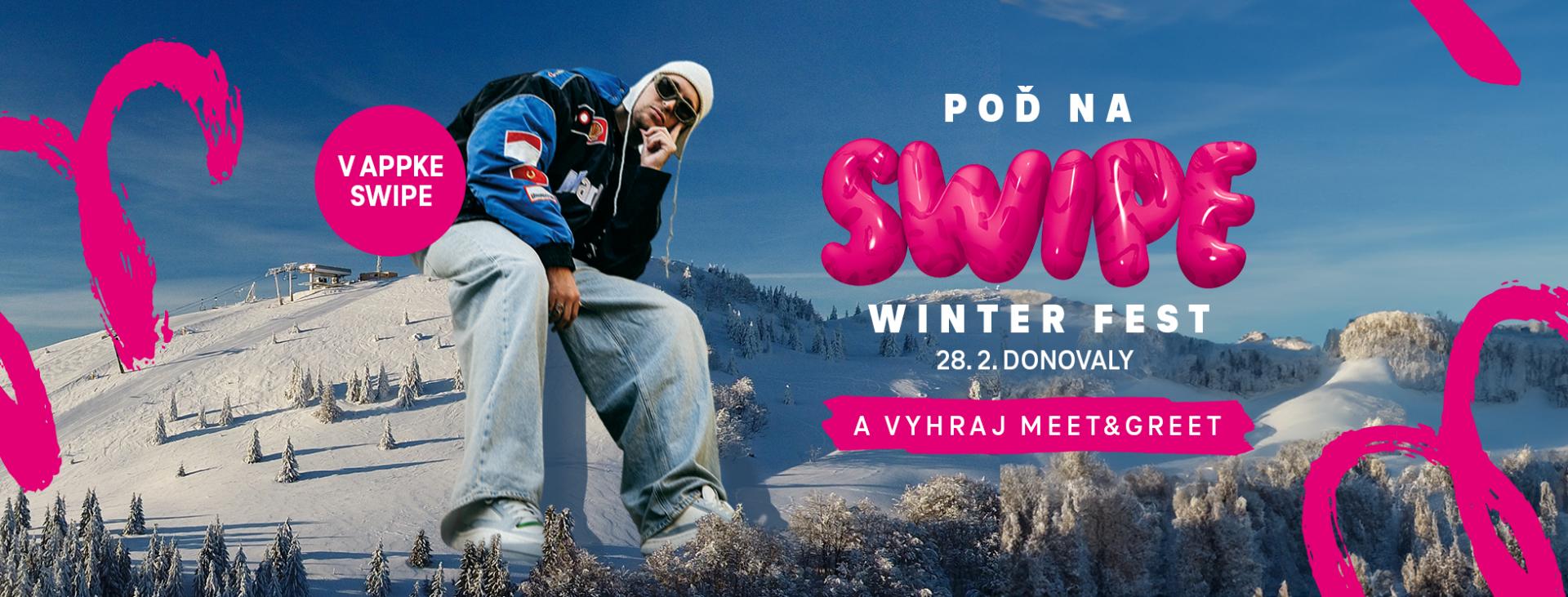 Najväčšia zimná party roka? Swipe winter fest s Glebom a Top lineupom!