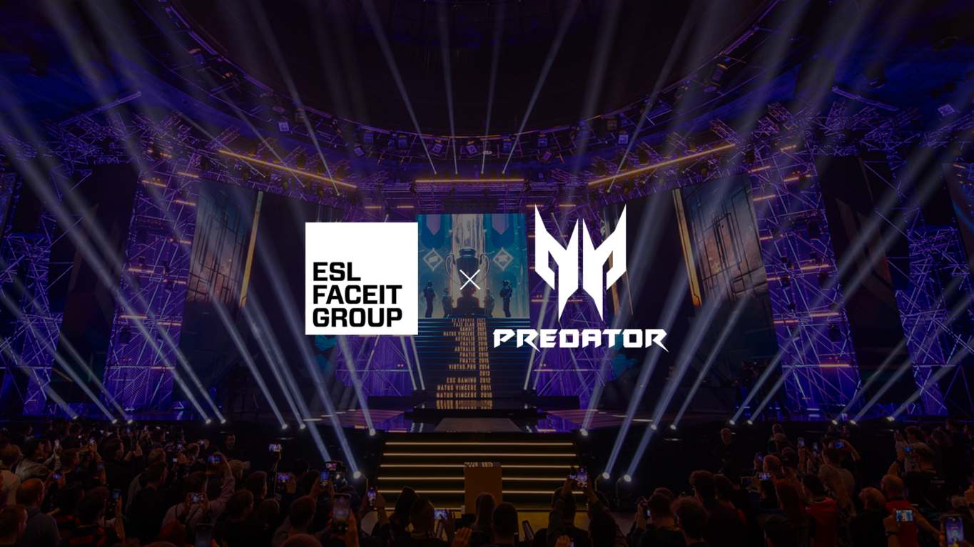 ESL FACEIT Group vymenovala spoločnosť Acer oficiálnym OEM partnerom v celom portfóliu hier Counter-Strike prostredníctvom svojej hernej značky Predator