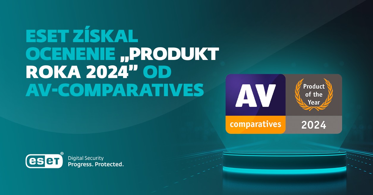 ESET získal ocenenie „Produkt roka 2024“ od AV Comparatives