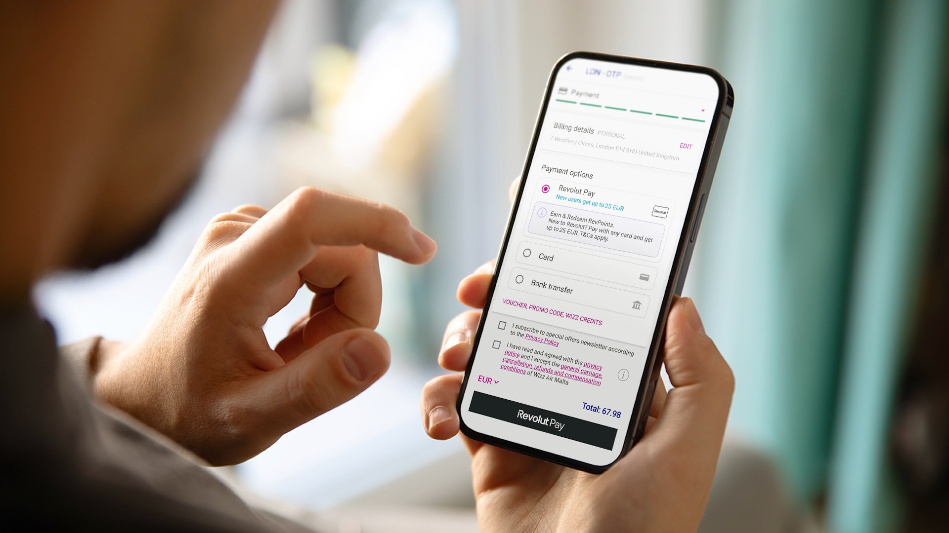 Revolut oznamuje spoluprácu so spoločnosťou Wizz Air, ktorá ponúka platby na jedno kliknutie a desaťnásobné odmeny