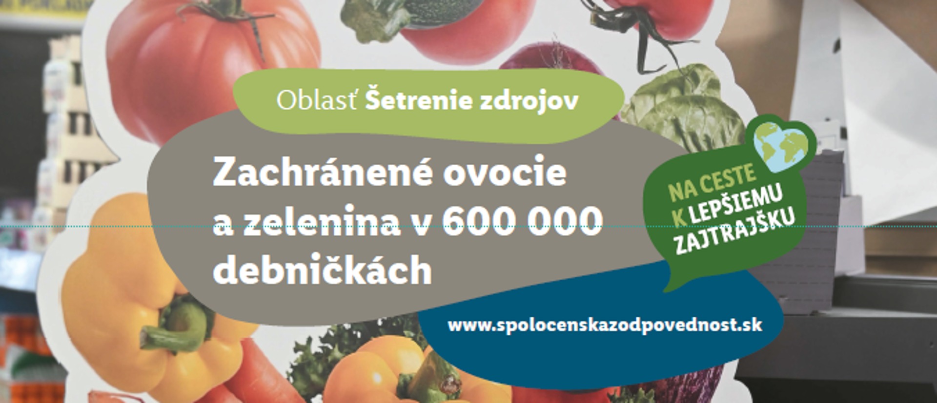 Zachránené ovocie a zelenina v 600 000 debničkách