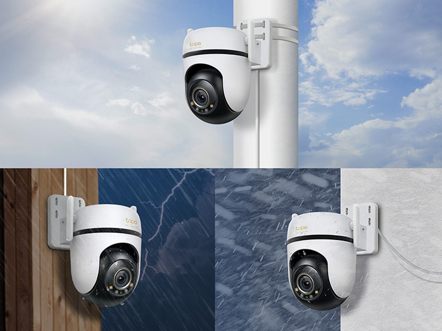 TP-Link Tapo C530WS: Otočná Wi-Fi kamera s AI detekciou a nočným videním