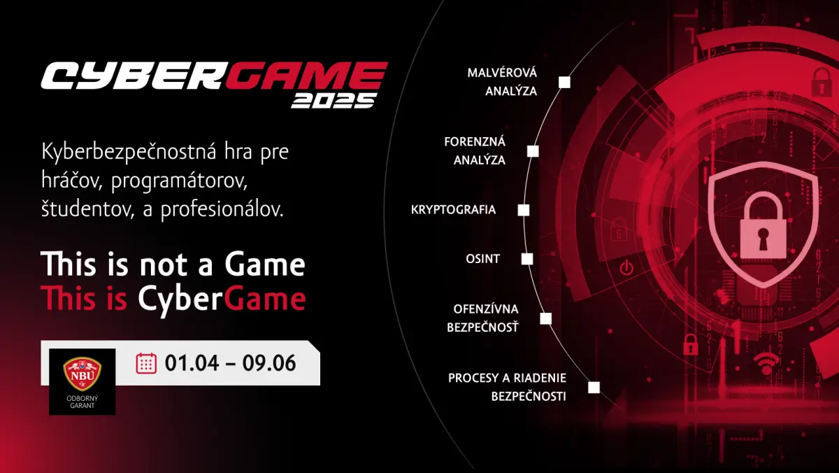 Národná kyberbezpečnostná hra CyberGame v štvrtom ročníku