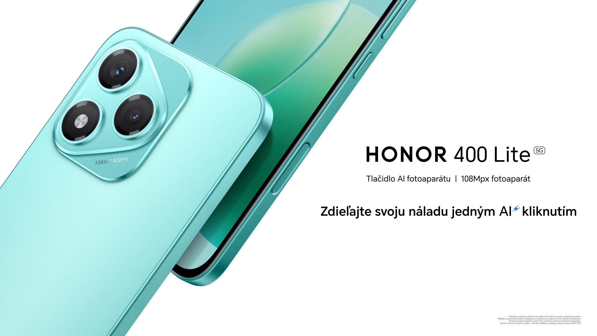 HONOR 400 Lite: Odomknite svet nových možnosti s tlačidlom AI fotoaparátu