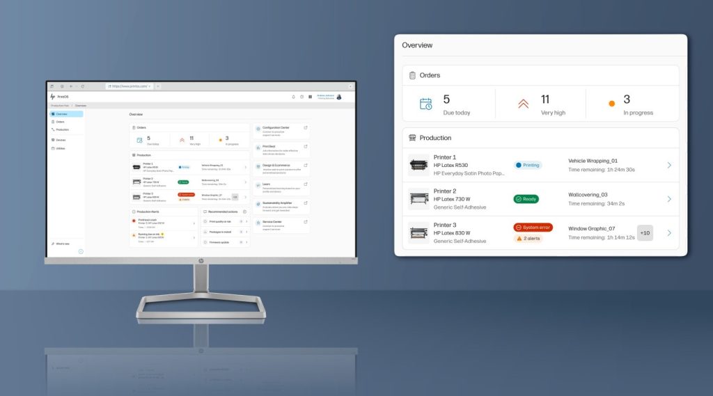HP PrintOS Production Hub - View 1 ZOOM