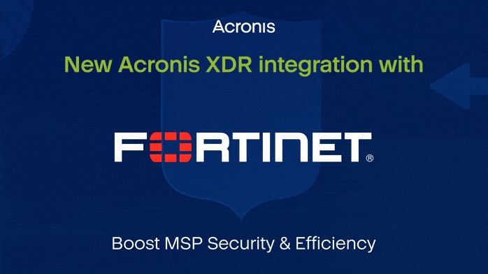 Acronis integruje riešenia Fortinet do svojej platformy