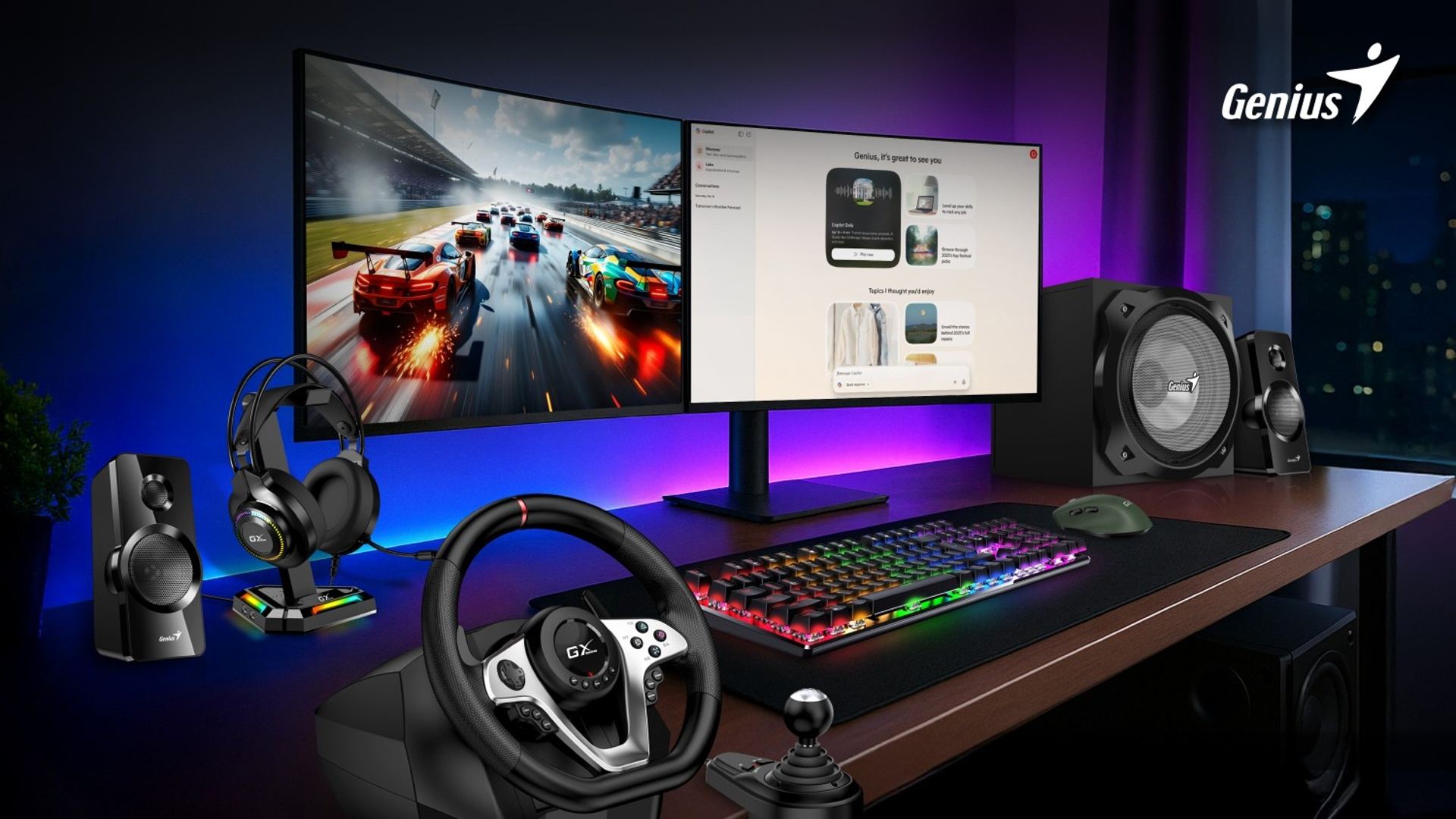 Genius ukáže na veľtrhu COMPUTEX 2025 nové príslušenstvo pre hráčov, kancelárie aj domácnosti