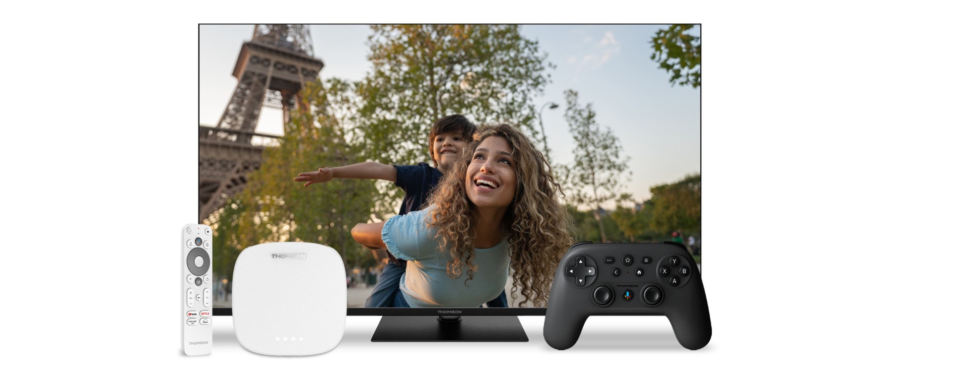 Teraz v bielej farbe: Ocenený THOMSON Streaming Box Plus 270W