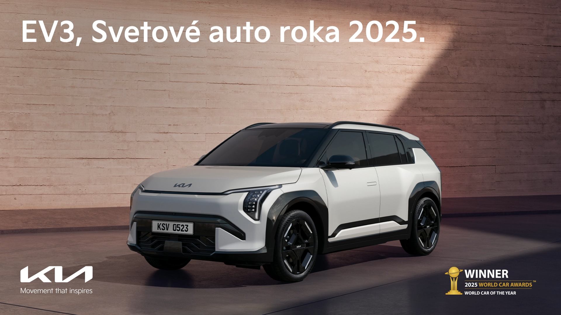 Kia EV3 získava ocenenie Svetové auto roka 2025