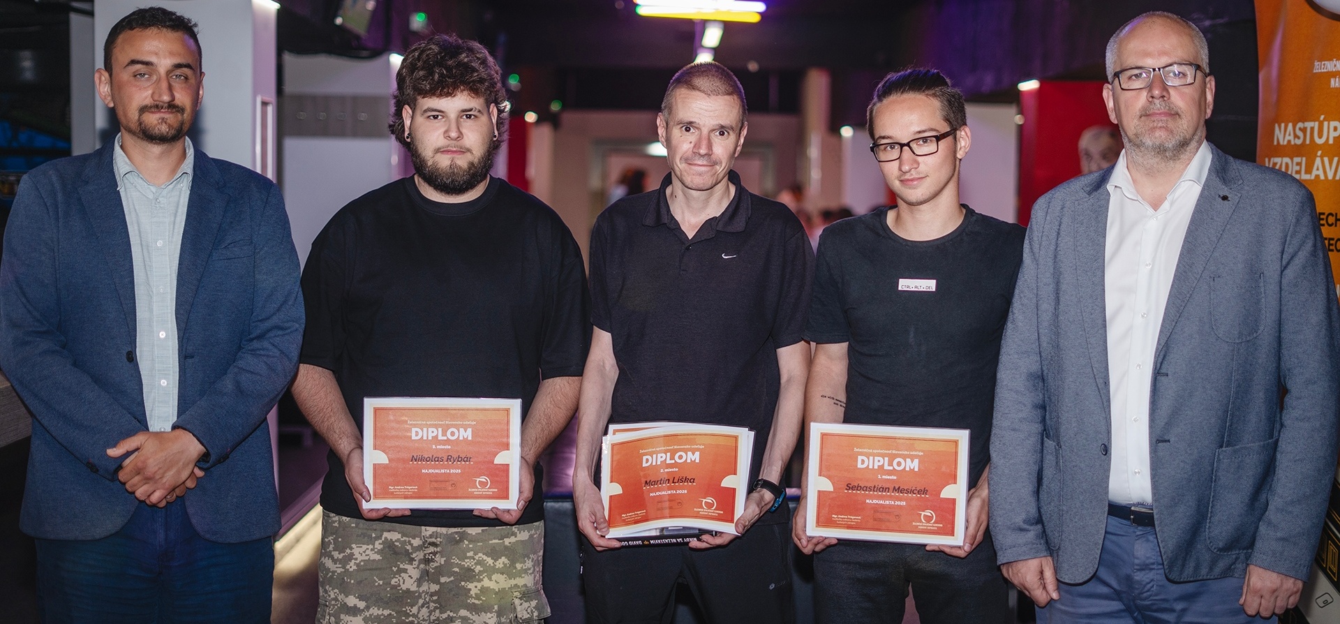 NAJDUALISTA 2025: ZSSK ocenila najlepších študentov