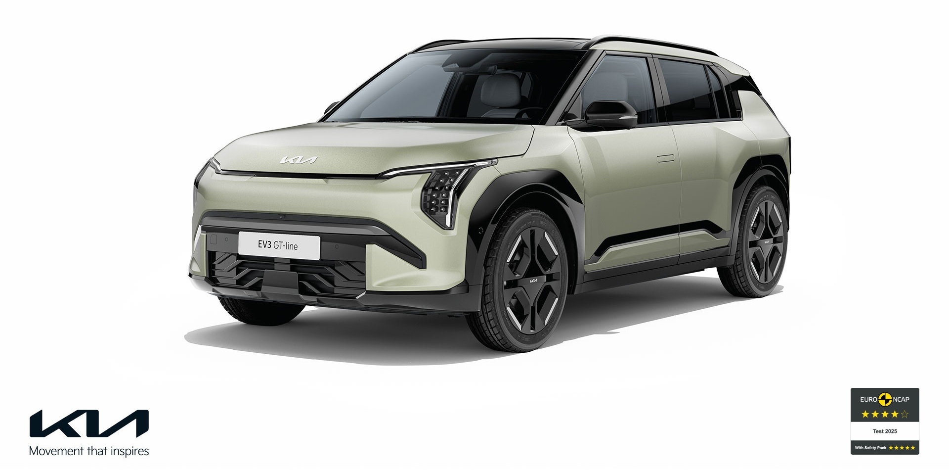 Kia EV3 získala ocenenie „Päťhviezdičková bezpečnosť Euro NCAP“