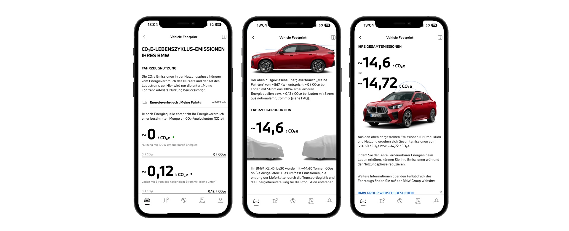 Aplikácia My BMW zobrazuje vodičom emisie CO2 počas celého životného cyklu vozidla