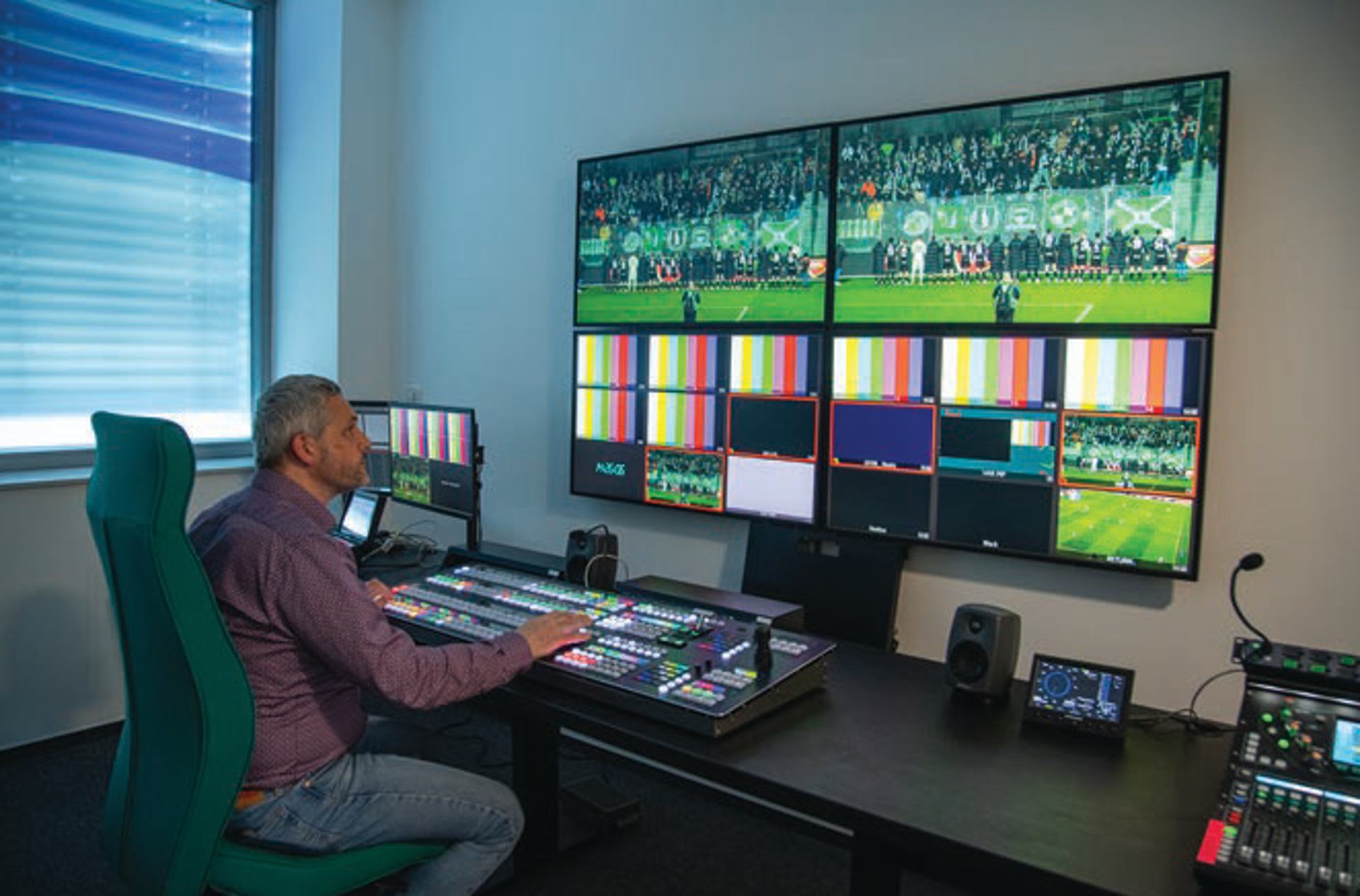 O2 Production vsádza na Panasonic Kairos – vzdialené centrum športových prenosov v štandarde ST 2110