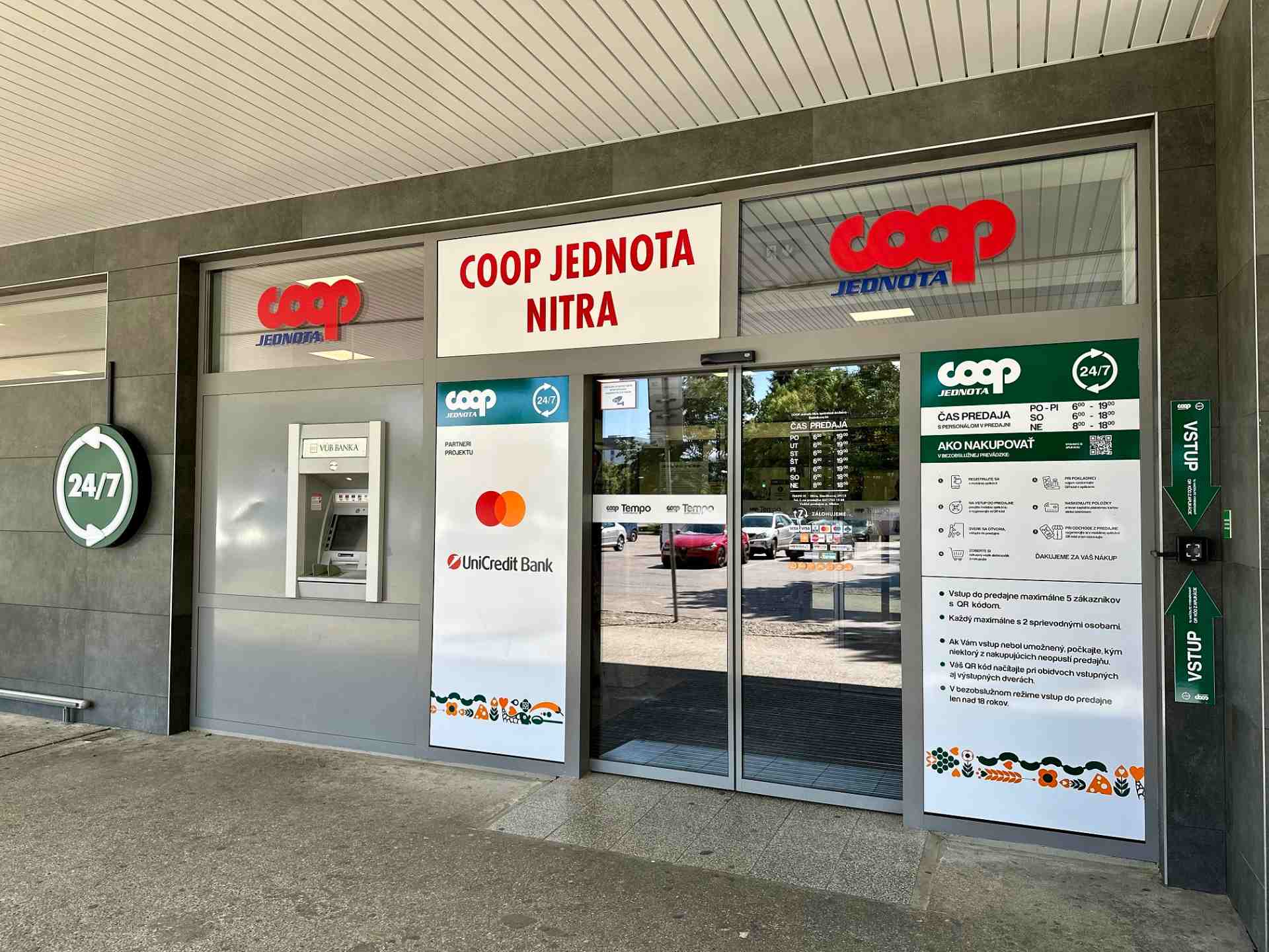 Nonstop nakupovanie v centre „študentského sídliska“. COOP Jednota otvára nonstop Tempo SUPERMARKET v Nitre