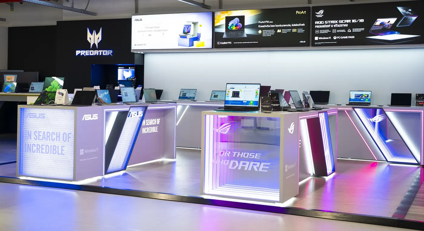 ASUS pozýva do nového showroomu na Nivách