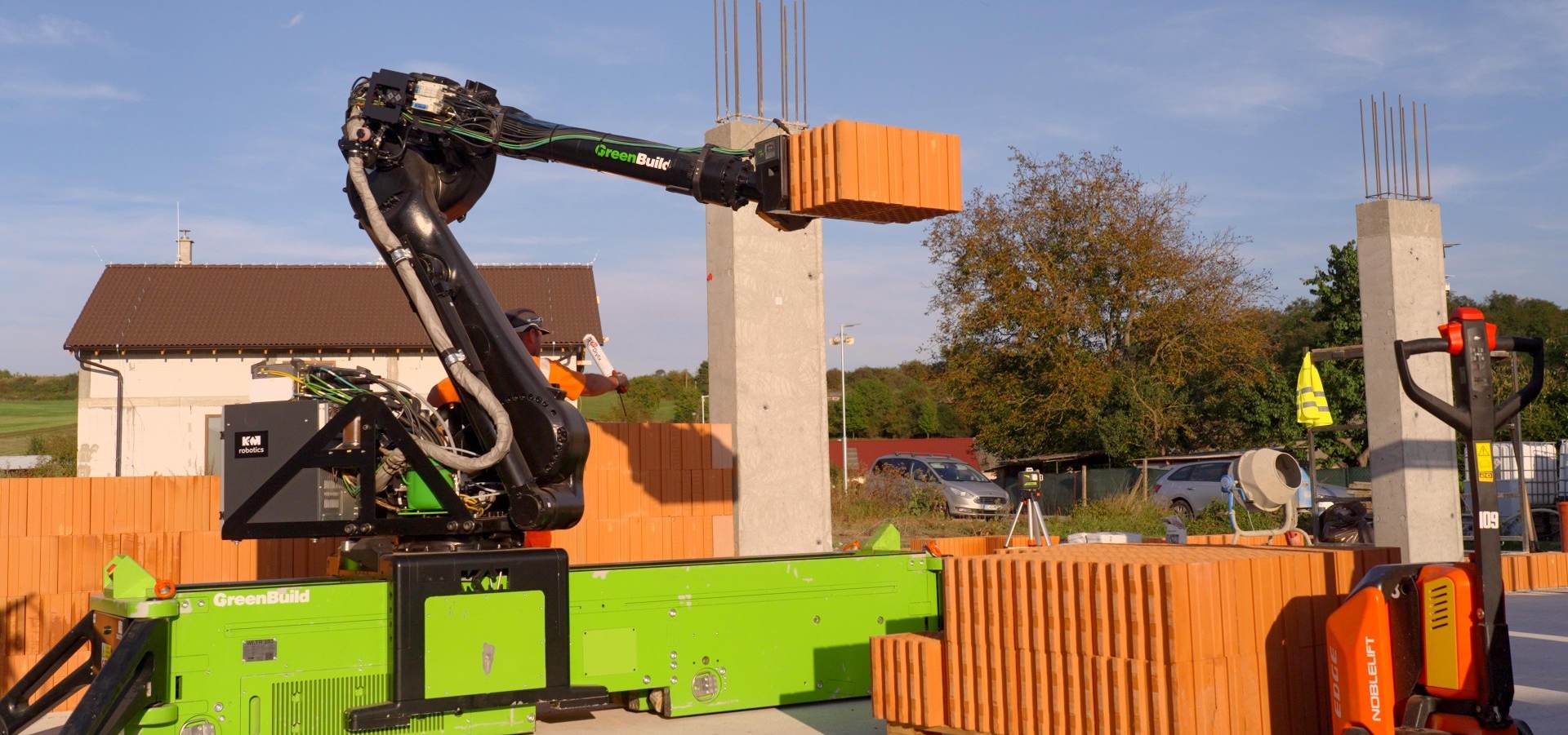 Murovací robot WLTR stavia svoj prvý dom na Slovensku