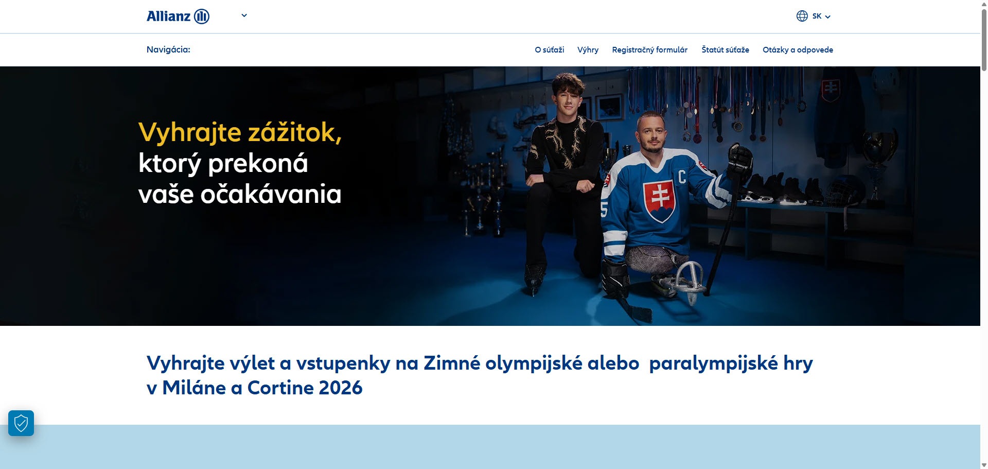 Chcete zažiť olympiádu naživo? Allianz tam vezme 24 klientov – možno aj vás