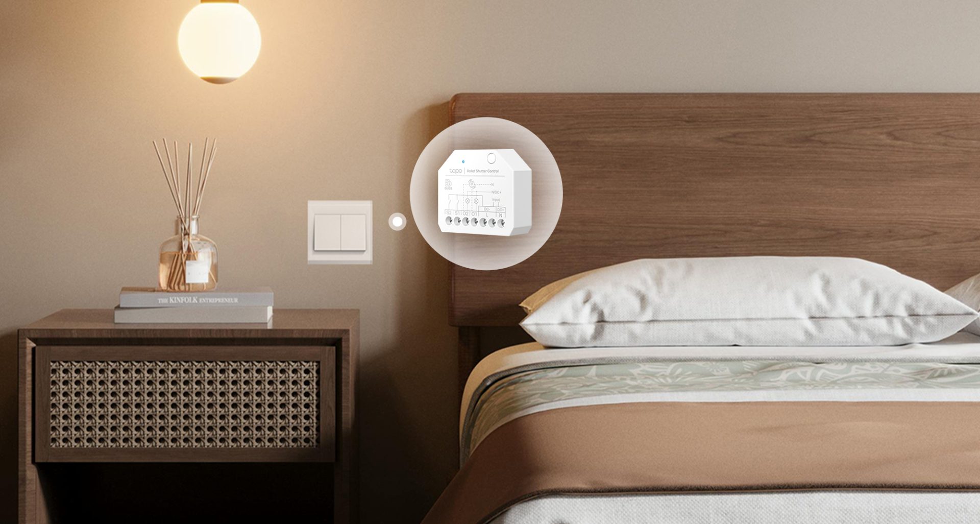 TP-Link Tapo S112: Kompaktný modul inteligentného spínača na ovládanie roliet a svetiel s podporou Matter