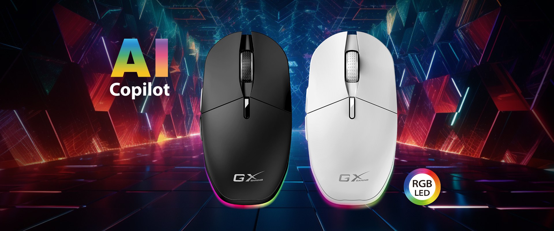 Genius predstavil bezdrôtovú hernú myš Scorpion M8250 AI