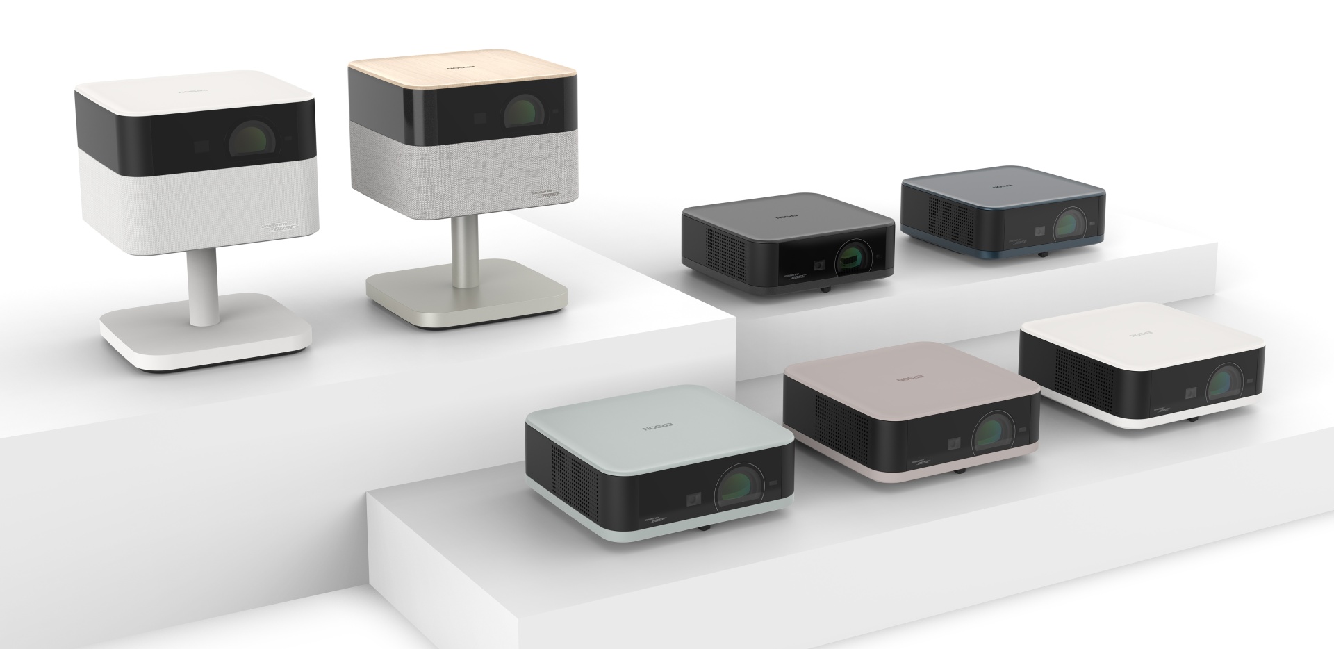 Epson predstavuje Lifestudio: prvé inteligentné streamovacie projektory na svete so zvukom od spoločnosti Bose