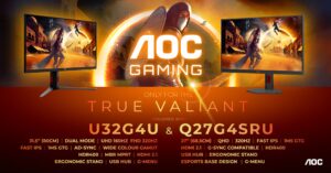 AGON by AOC: Dva výkonné herné monitory s frekvenciou 320 Hz
