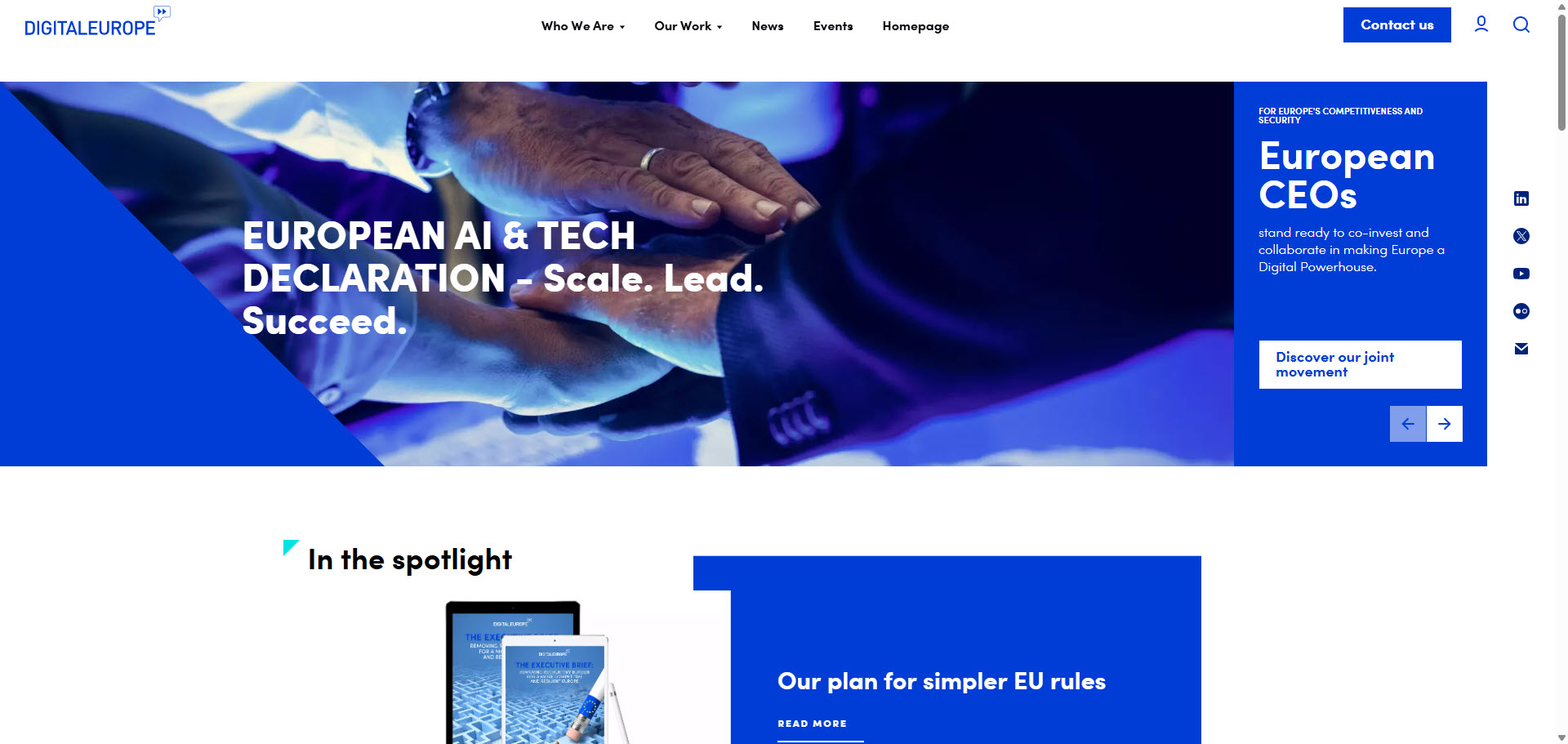 DIGITALEUROPE reaguje na európsky tlak na digitálnu konkurencieschopnosť