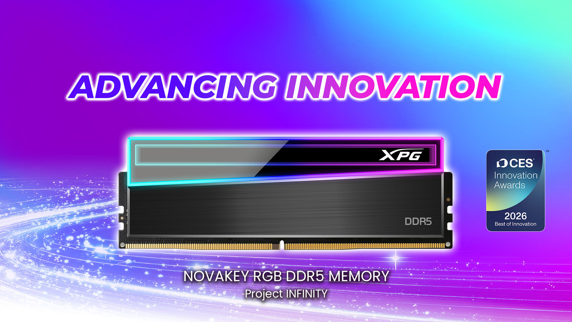 XPG získava ocenenie „Best of Innovation“ pre pamäti NOVAKEY RGB DDR5 na veľtrhu CES 2026