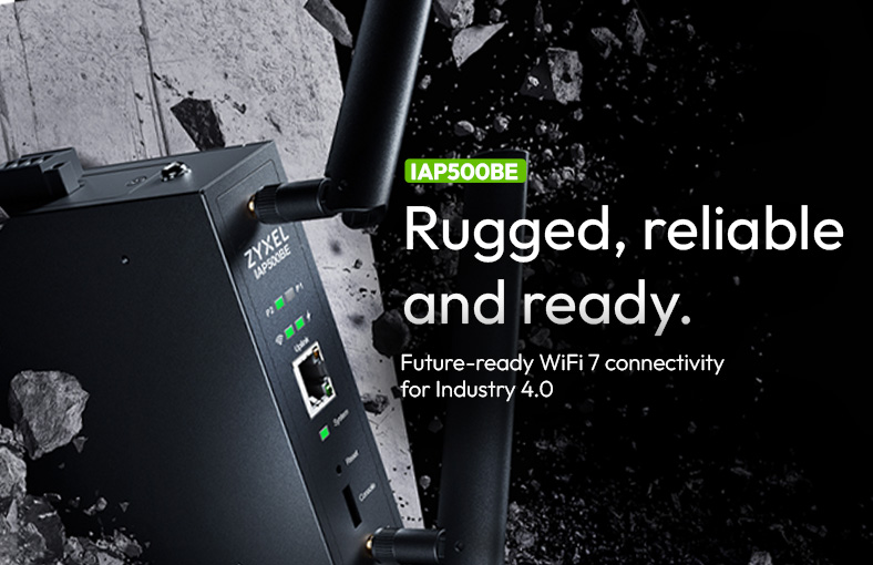 Zyxel Networks predstavuje prvý priemyselný WiFi 7 prístupový bod pre rýchlejší prechod na priemysel 4.0