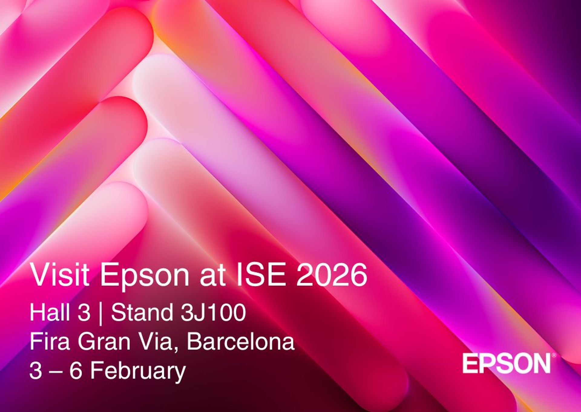 Epson predstaví na ISE 2026 svoju doteraz najambicióznejšiu prezentáciu projekcií