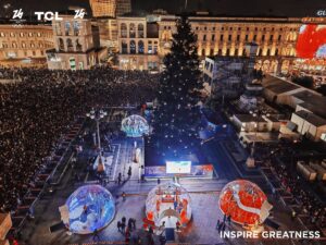 Spoločnost TCL otvorila u olympijského vianočného stromu v Miláne zimní park „Wishes for Greatness“
