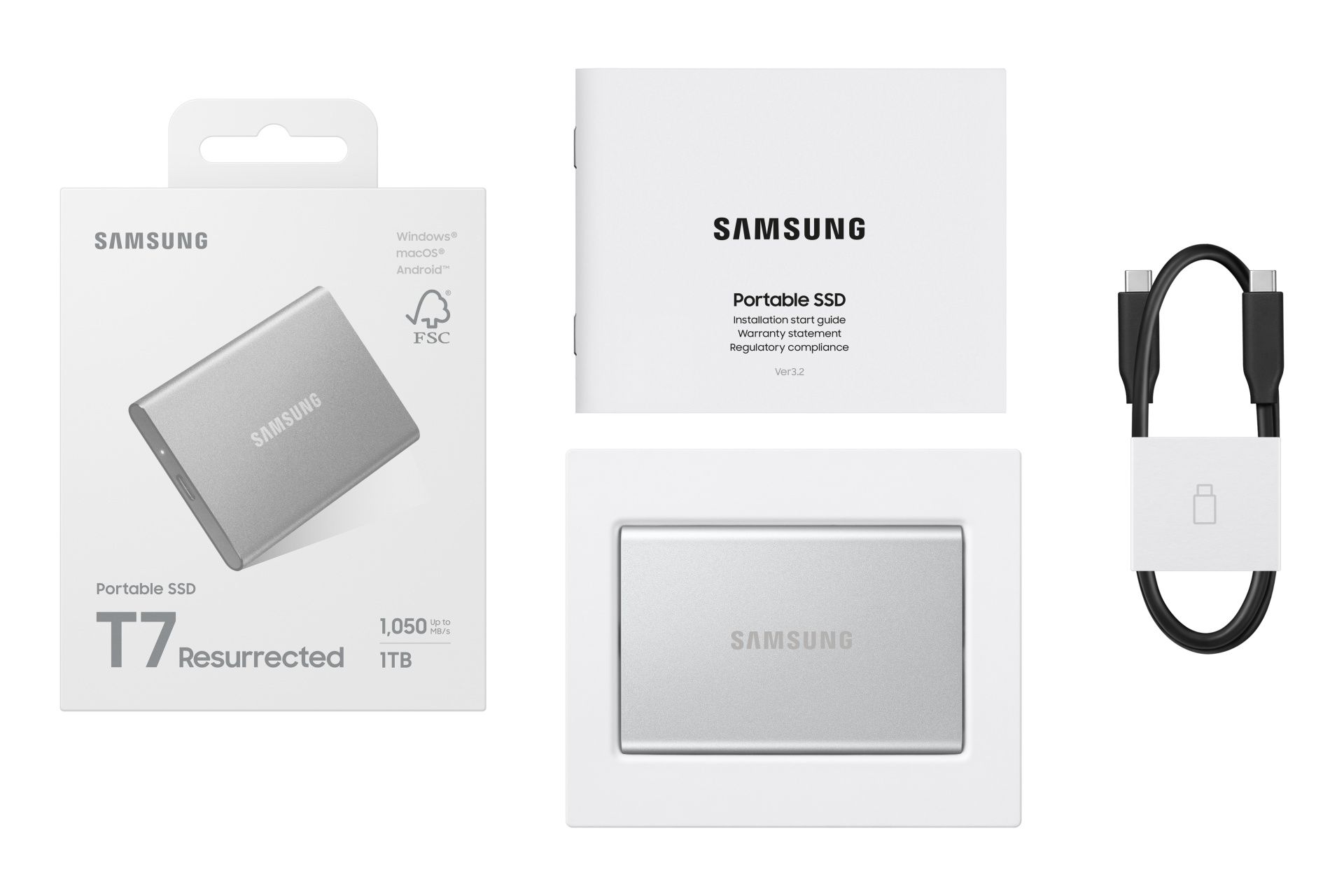 Samsung predstavuje nový prenosný SSD disk T7 Resurrected
