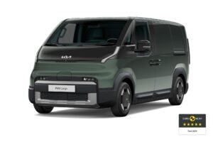 Kia PV5 Cargo získava maximálne päťhviezdičkové hodnotenie v bezpečnostnom hodnotení úžitkových vozidiel Euro NCAP 2025