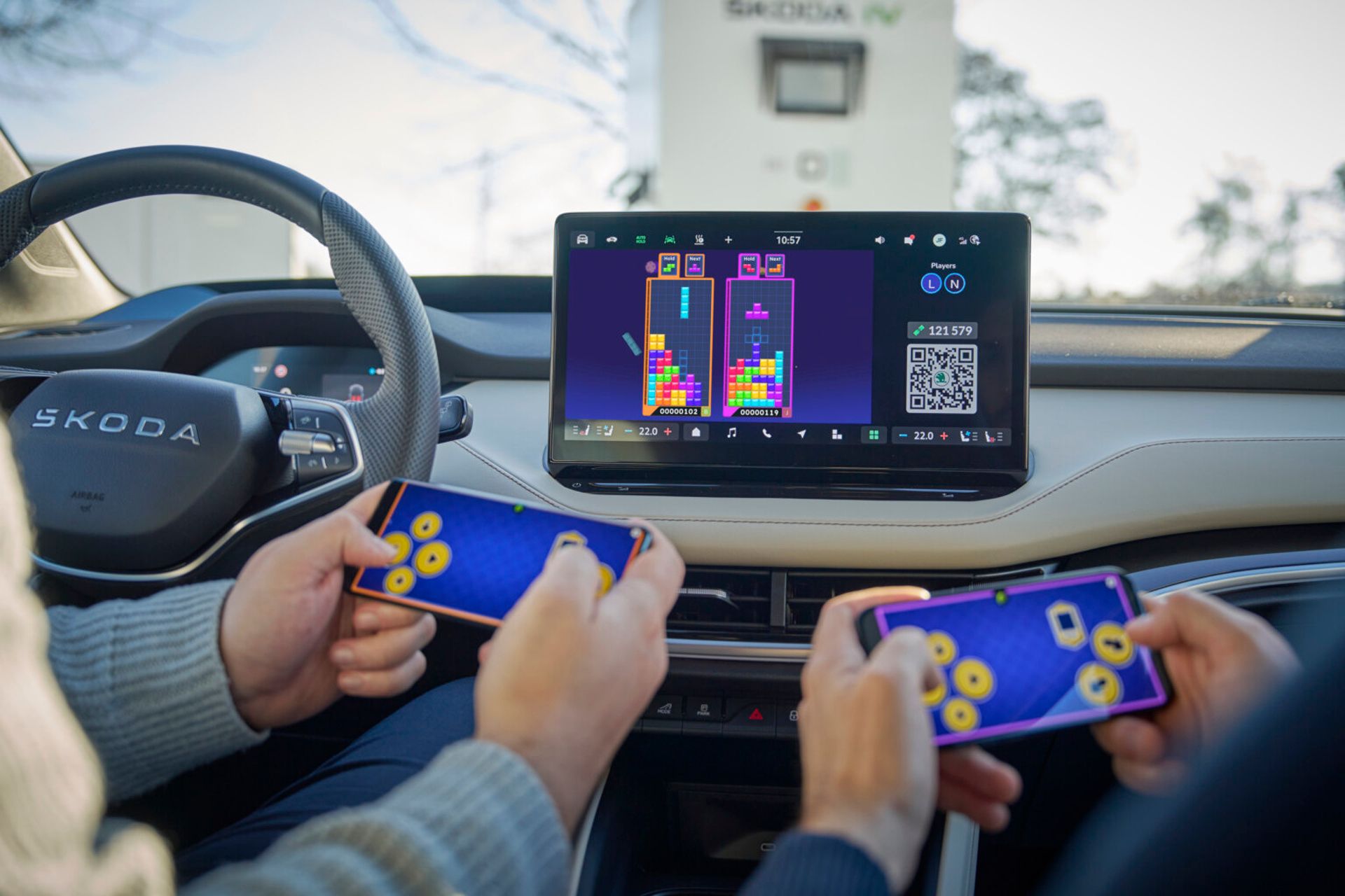 Škoda pridáva AirConsole, Škoda Play a Spotify do infotainmentu elektrických vozidiel