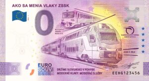 Ako sa menia vlaky ZSSK: Nová pamätná eurobankovka rozpráva príbeh vlakov na Slovensku