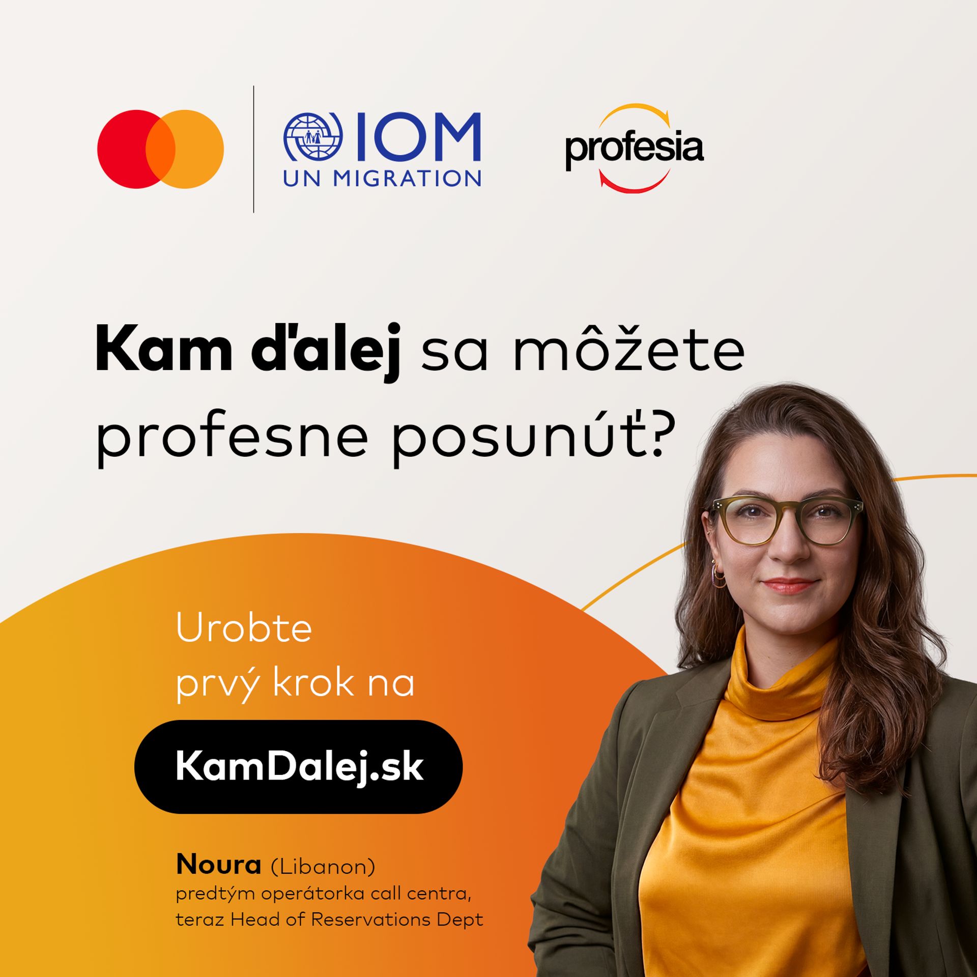 Mastercard uvádza kampaň k digitálnemu nástroju Kam ďalej a pomáha ľuďom nájsť cestu ku kvalifikovanejšej práci